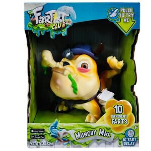 Toysmith Fartist Club Munchy Max Collectible Figure 10 Different Sounds 2018 NEW